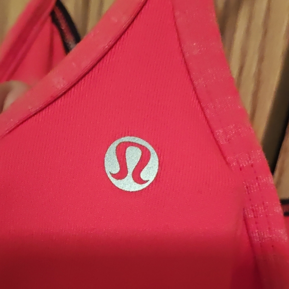lululemon athletica Coral-Red Performance Tank - Picture 3 of 5